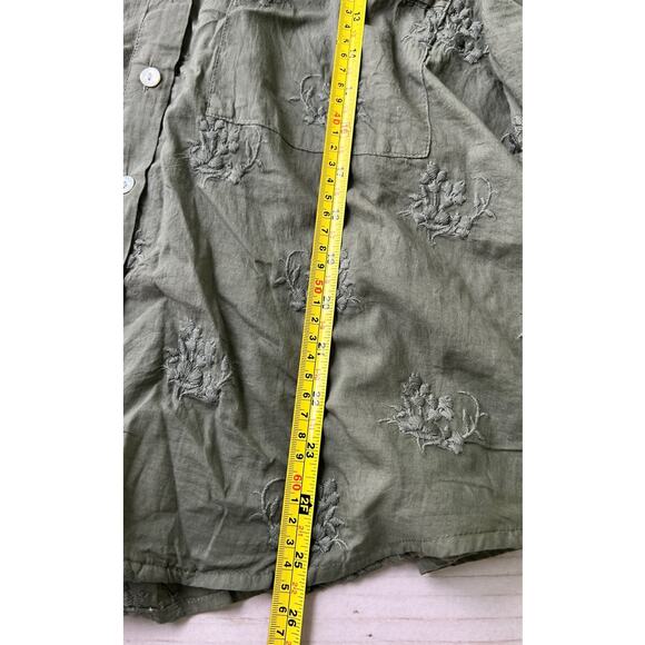 NWT Anthropology by Kyla Seo Holly Shirt - Soft Sage, Size Small - Picture 11 of 13